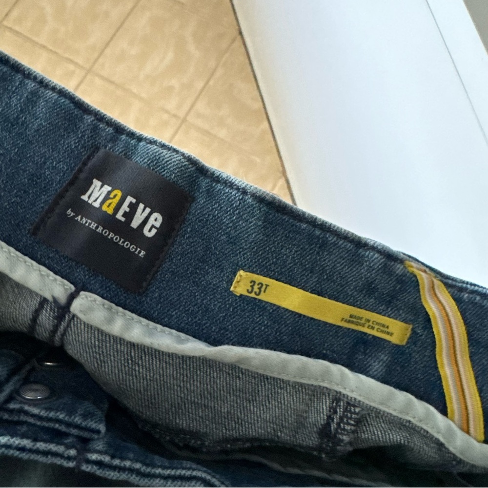 Anthropologie Maeve Bombshell Slim Straight Jeans - Picture 6 of 6